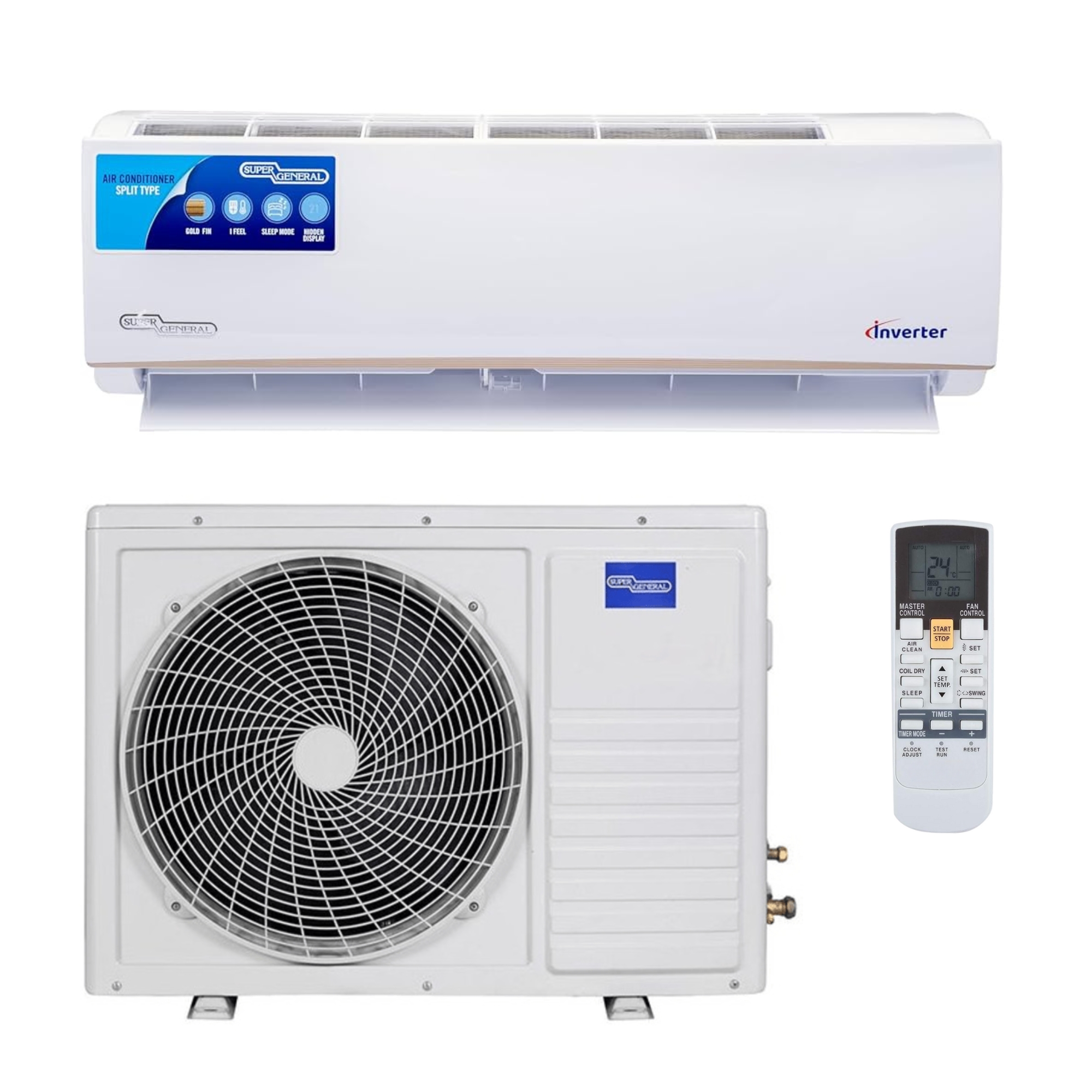 سوبر  جنرال مكيف سبليت 18000 وحدة حرارية بارد (موديل 2022) 1.5 طن KSGS183GE KSGS183GE أبيض